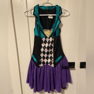 Spirit Halloween Adult Women's Mad Hatter Dress Costume